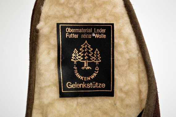 Wildleder Leder indoor Hausschuhe von Frankenwald mit Wildleder Leder indoor Hausschuhe von Frankenwald mit