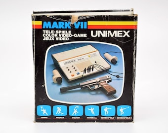 UNIMEX MARK VII vintage retro jaren '70 pong tv videogameconsole vriend 1977 werkend!