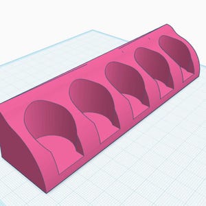 25mm Paint Pot holder for Skadis Pegboard