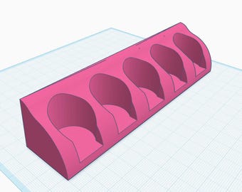 25mm Paint Pot holder for Skadis Pegboard