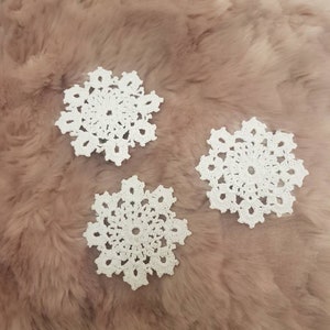 ornamenti di Natale / Crochet / Fiocco di neve / Stelle / Home Decor