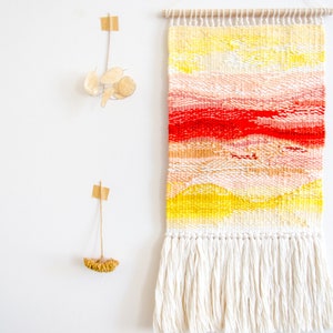 Inner FIRE handwoven wall art image 9