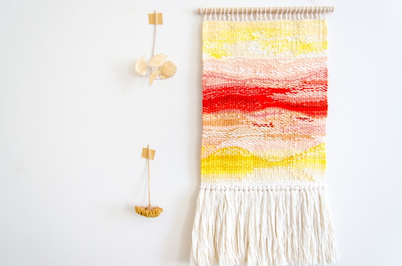 Inner FIRE handwoven wall art image 9