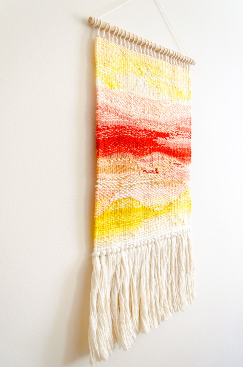 Inner FIRE handwoven wall art image 5