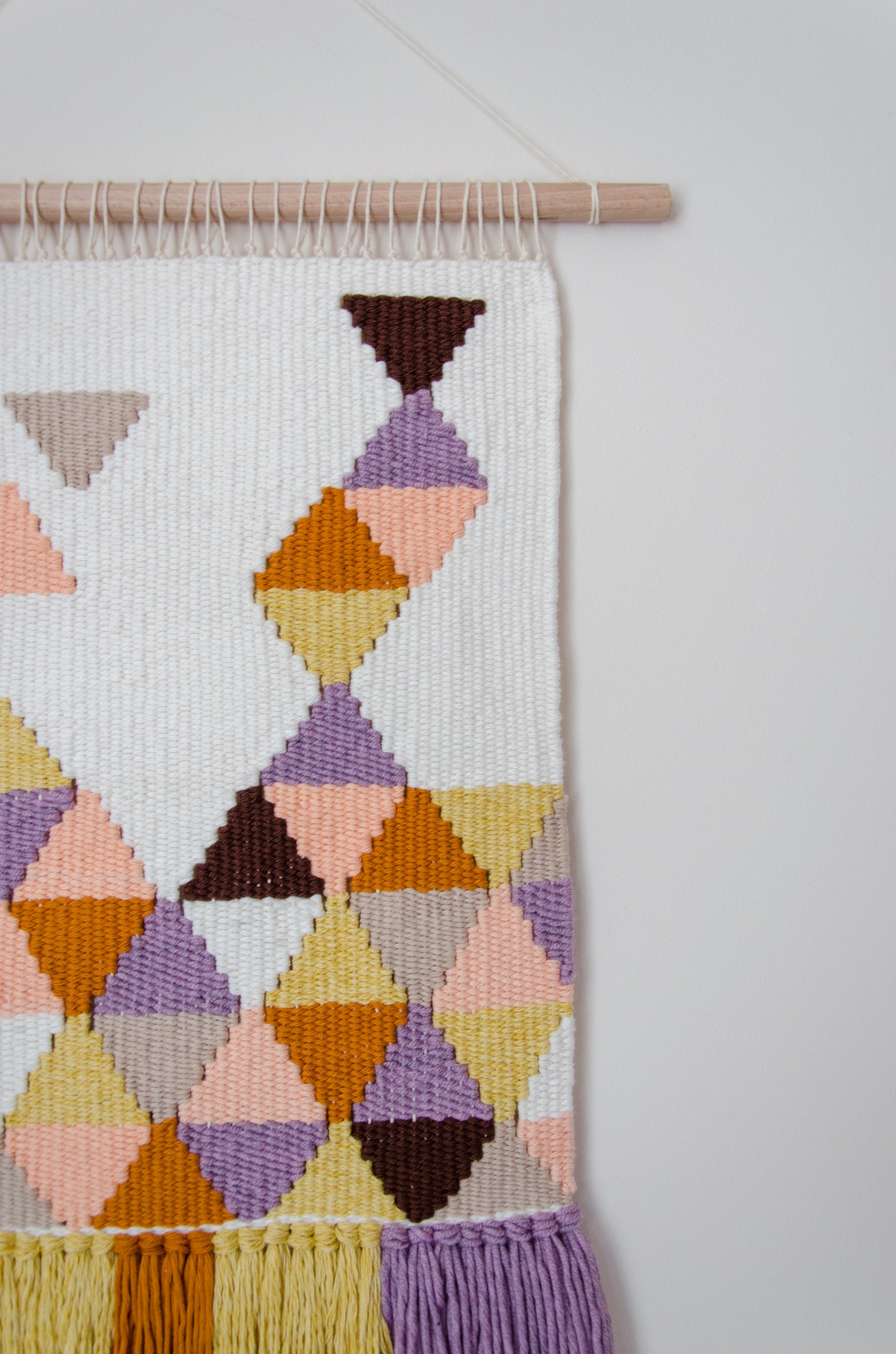 Dance - Handwoven Geometric Wall Hanging - Etsy
