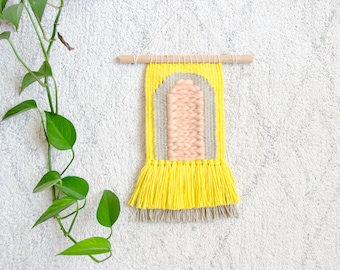 Neon small woven wall decor