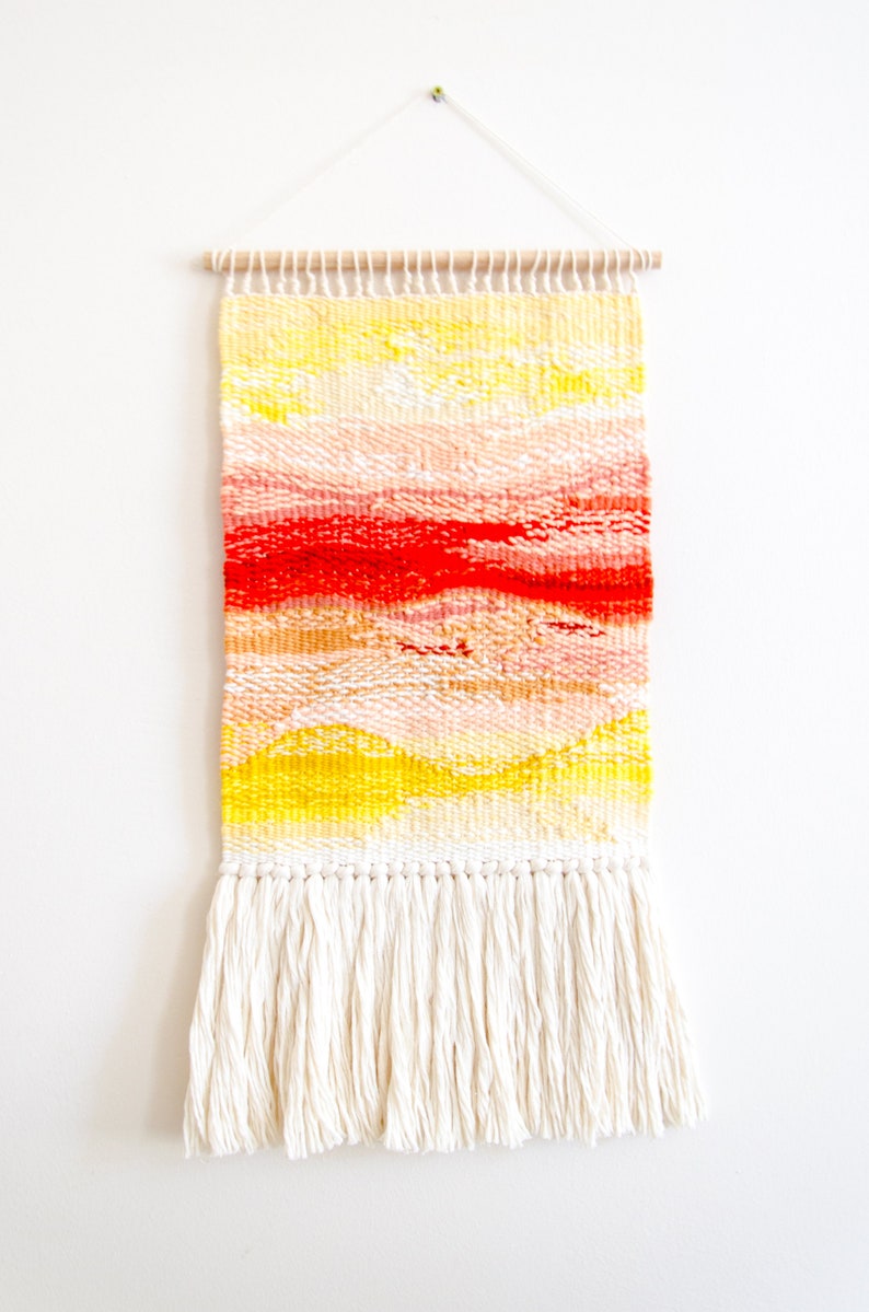 Inner FIRE handwoven wall art image 2