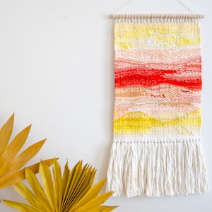 Inner FIRE handwoven wall art image 1