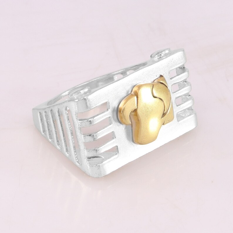 Taurus Zodiac Symbol Ring For Men-Silver Ring For Men-Taurus Zodiac Ring For Men-Taurus Zodiac Ring-Taurus Ring-Ring For Men
