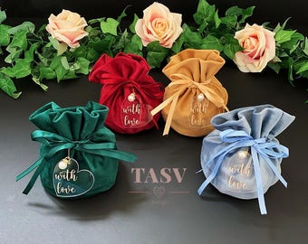 Luxury Velvet Drawstring Gift Bag/Treat Bag