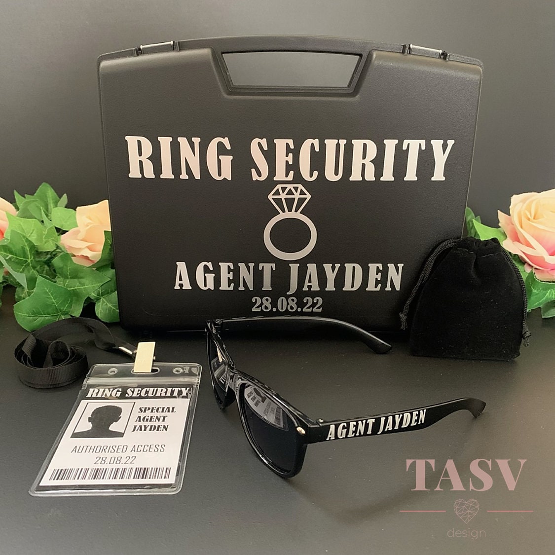 Wedding Ring Security Briefcase Set Etsy UK