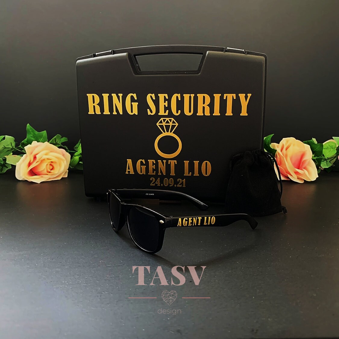 Wedding Ring Security Briefcase Set Etsy UK
