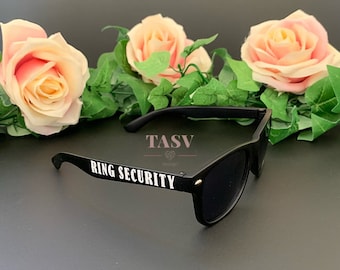 Personalised Ring Security/Ring Bearer/Page Boy/Best Man/Usher Sunglasses