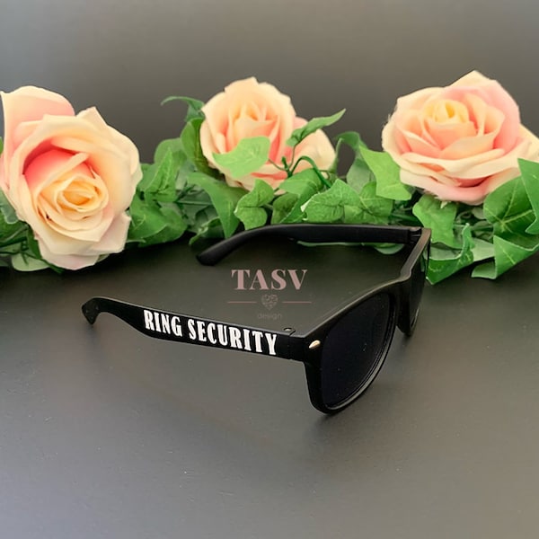 Personalised Ring Security/Ring Bearer/Page Boy Sunglasses