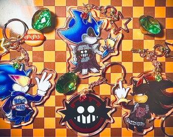 Sonic The Hedgehog -2.5"-3" Keychains