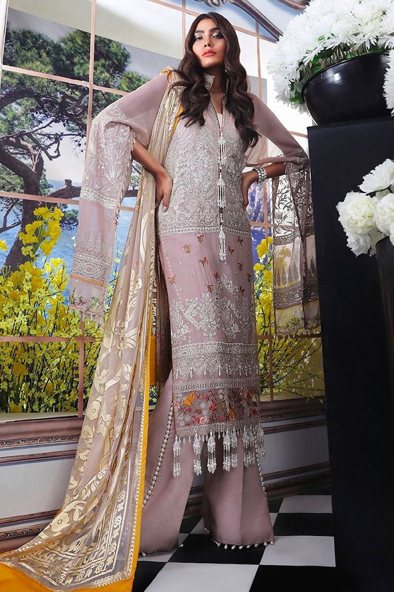 100 Original Sana Safinaz Luxury Collection Unstitched Stitched