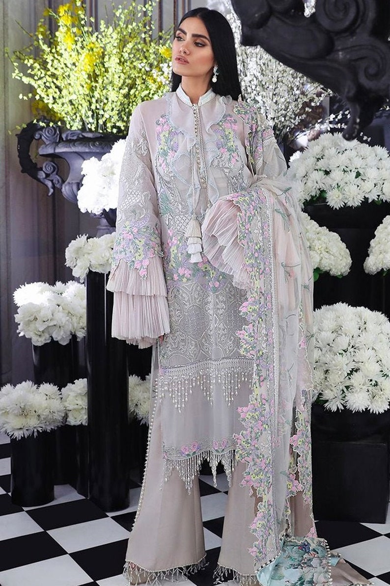 100 Original Sana Safinaz Luxury Collection Unstitched Stitched