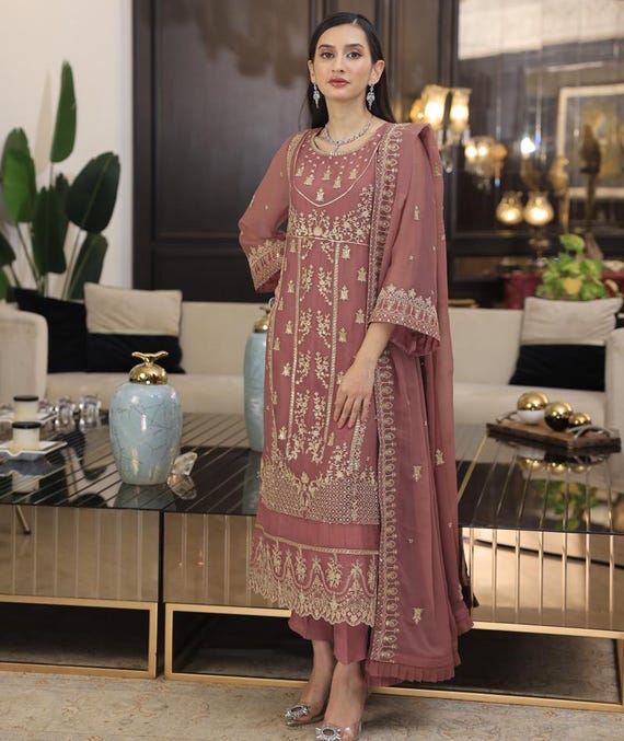 pakistani chiffon dresses brands Buy Embroidered Chiffon Dresses for Women at Best Prices in Pakistan Polawn