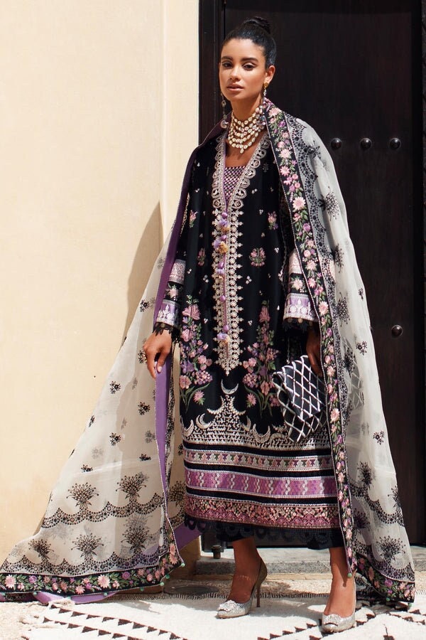 Pakistani Designer Wear Fully stitched ready 2 wear ELAN Shalwar Kameez SILK 