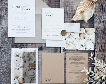 Wedding Invites - Classic Boho