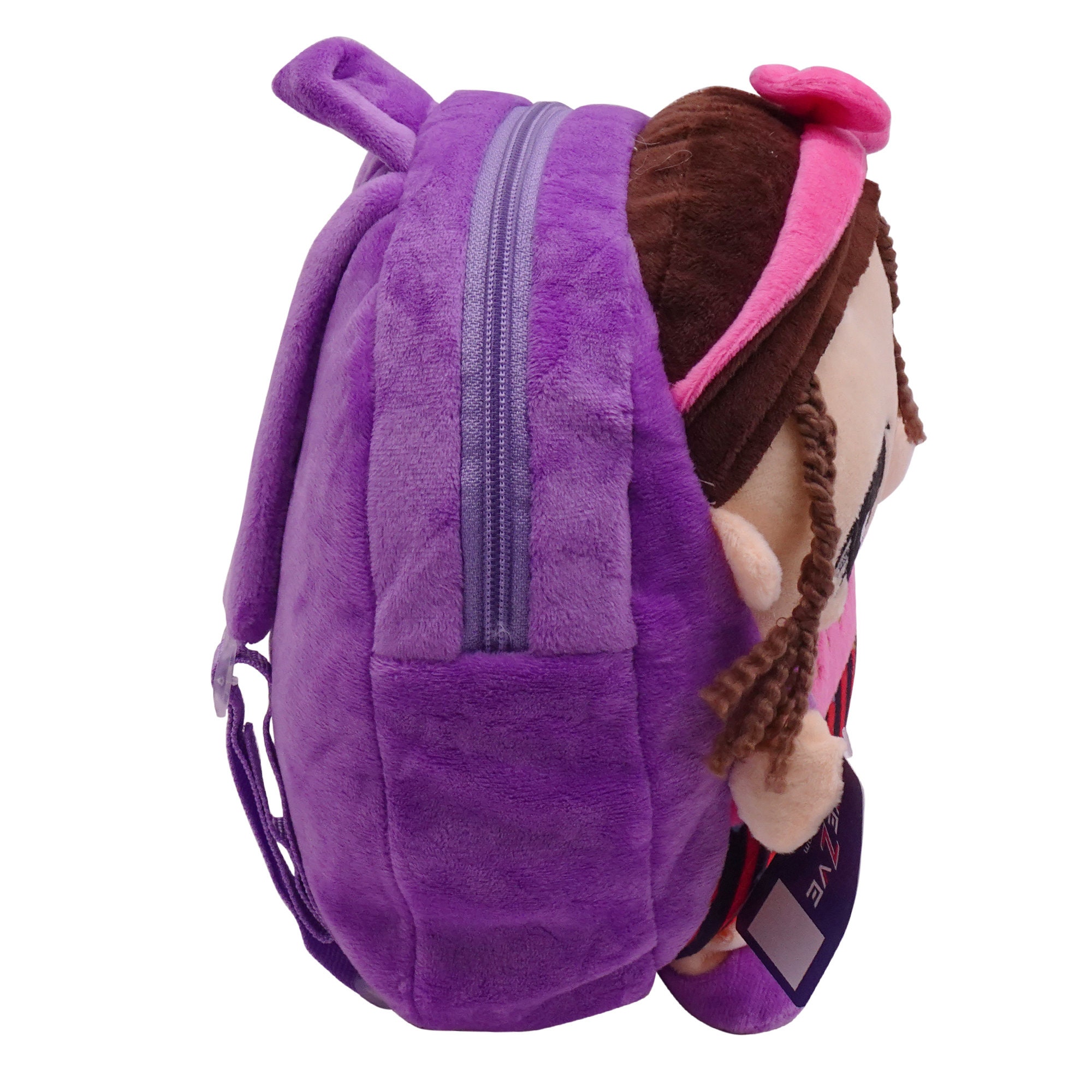 Girl Plush Toddler Backpack Soft Stuffed Animal Kindergarten Etsy