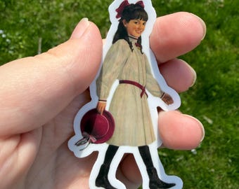 Samantha Parkington-klistermärke / American Girl Doll-klistermärke