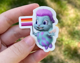 Bibble Lesbian Pride Stickers / Pride Flag / Pride Flag Stickers / Bibble Stickers / LGBT / LGBTQ+