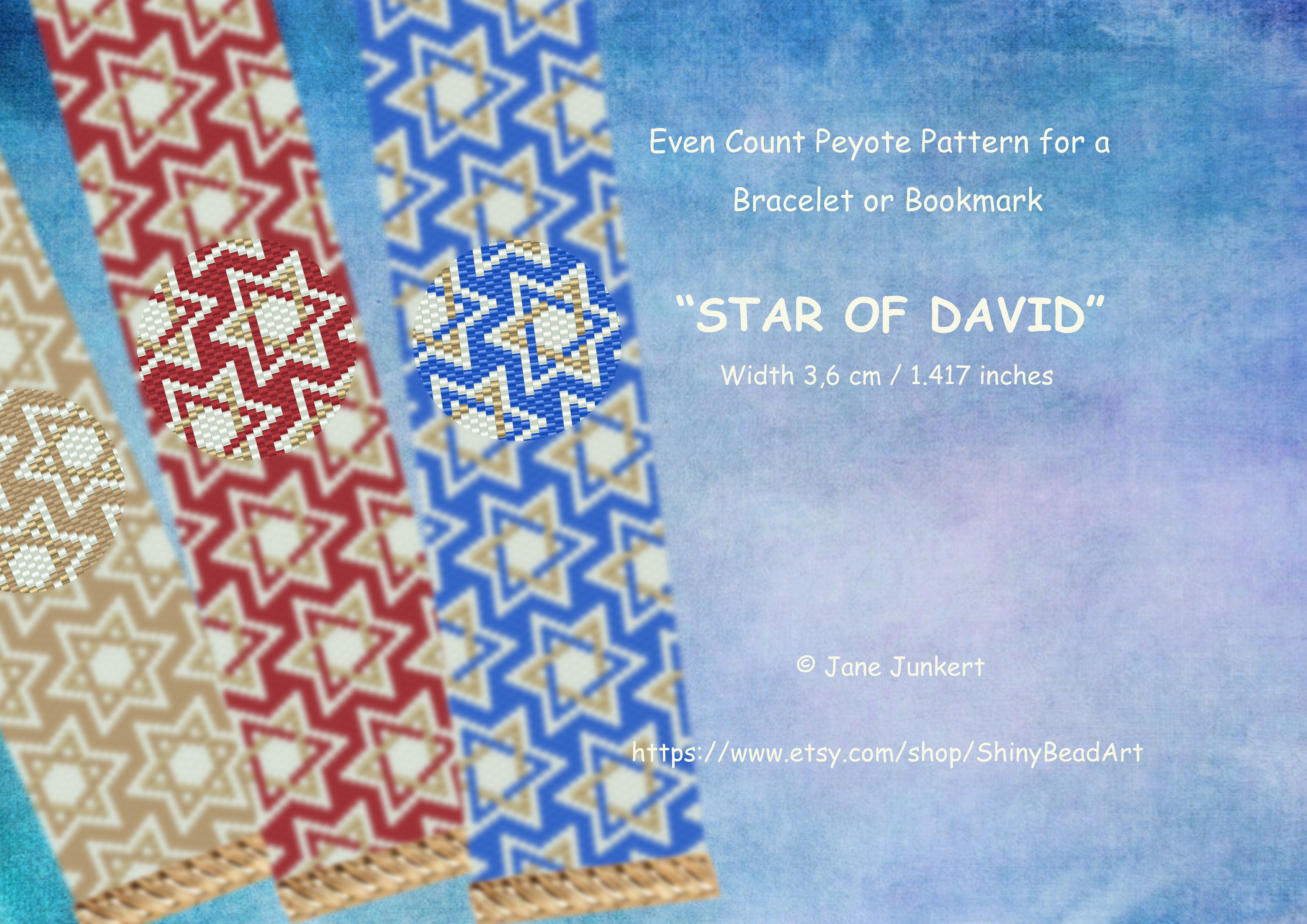 Bookmark - Star of David - Bookmark Bookmark - Star of David - Bookmark