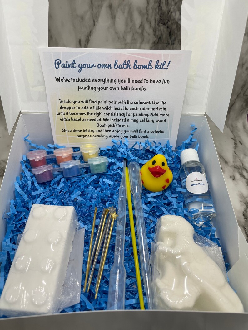 Paint your own bath bomb kit Etsy