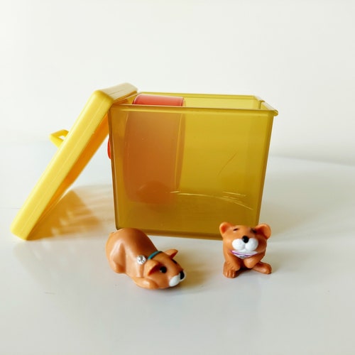 Vintage Littlest Pet Shop Hurrying Hamsters With Hamster House Etsy