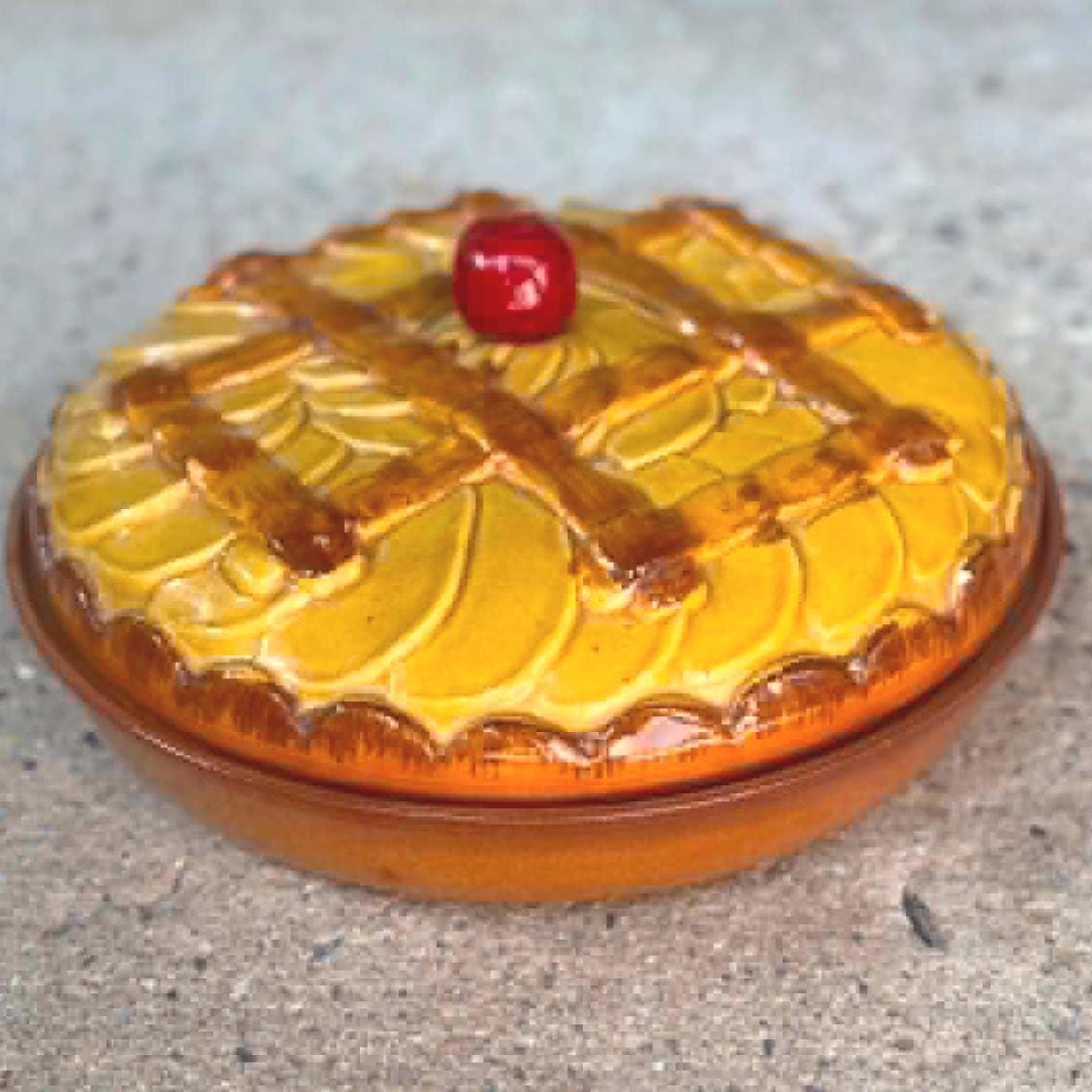 新品未使用　パーティー皿　パイキーパー　pie keeper アップルパイ Ceramic Pie Keeper - Etsy