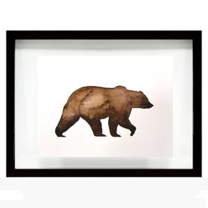Urso Aquarela, Impressão Digital
