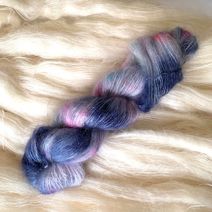 Midnight Garden - Dyed To Order - Kid Mohair/Silk - 72/28 - Hand Dyed - Laceweight - 50g or 25g