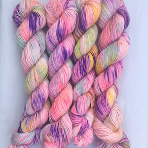 Let's Party! - 50g Skein  - Hand Dyed - 75/25 Merino/Nylon