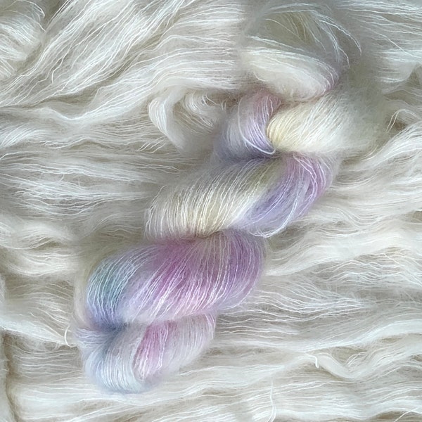 Opal - Dyed To Order - Kid Mohair/Silk - 72/28 - Hand Dyed - Laceweight - 50g or 25g