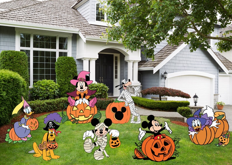 SALE Halloween Props Mickey Halloween Cutouts Halloween Decor Party