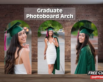 Graduation photo foam board | arch backdrop party prop