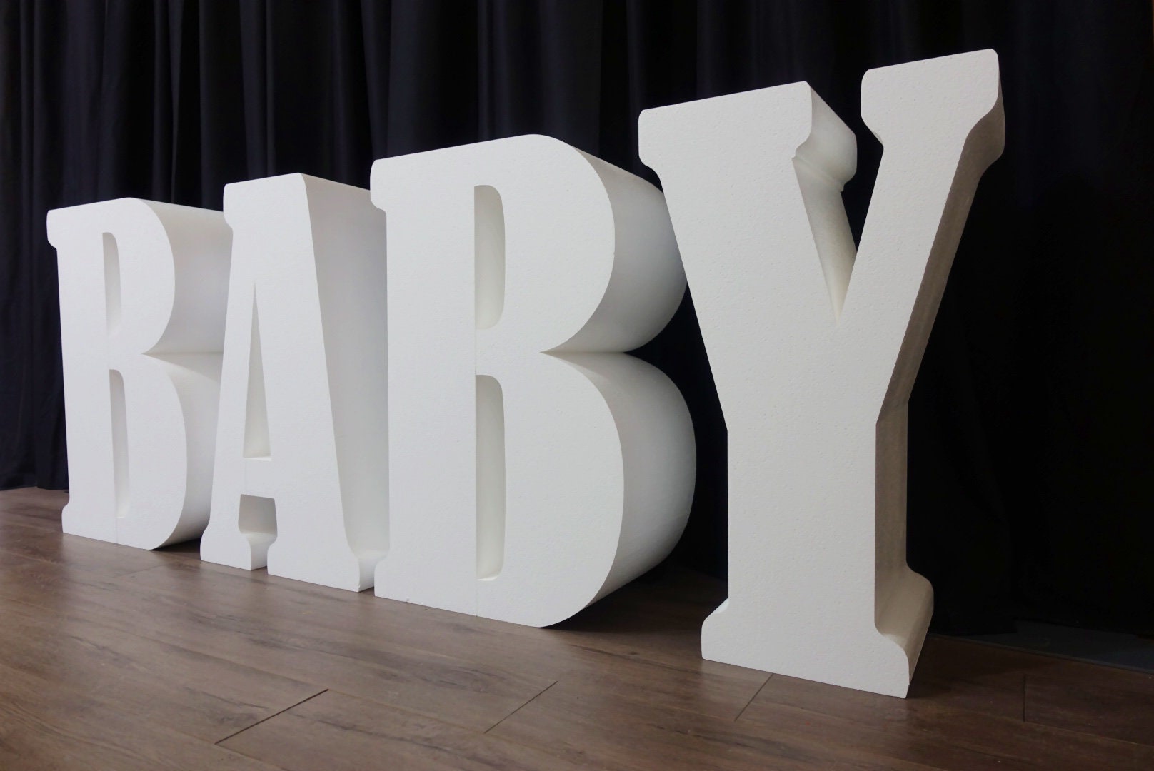 30 Tall Large BABY Table Base Foam Letters Price for 4 Etsy
