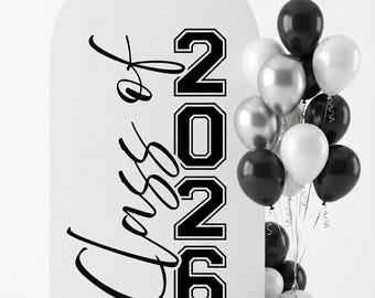 Graduation Foam Board Arch Backdrop, Custom Grad Party Photo Display, Class of 2026 Arch, Personalized Graduation Decor