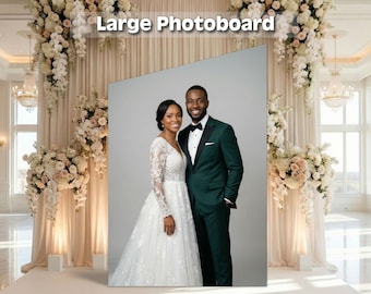Custom wedding photo boards & backdrops | coroplast | backdrop