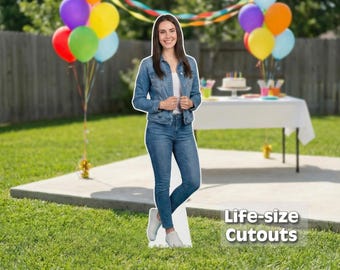 Custom Life Size Cutout from Photo, Personalized Cardboard Standee, Coroplast Party Decoration, Graduation Birthday Wedding Prop