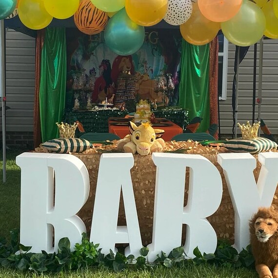 30 Tall Large BABY Table Base Foam Letters Price for 4 Etsy