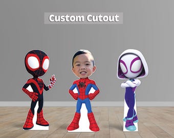 Spidey and friends cutouts | uv printed birthday party decor