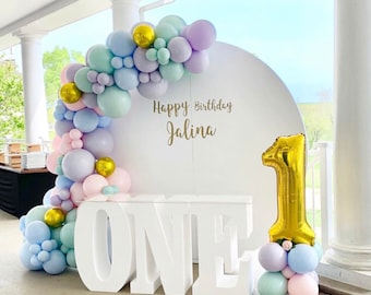 ONE Table Base Foam Letters | 8” deep letters| First Birthday | 1st Birthday | Birthday Decor