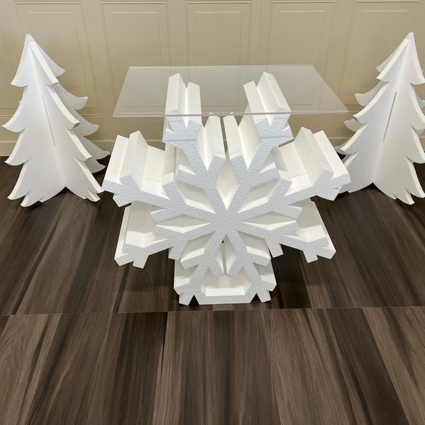 Snowflake Table Etsy