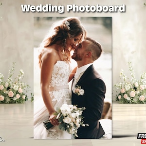 Wedding photo board | wedding sign | bride backdrop | photo props | wedding decor