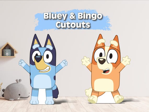 Bluey & Bingo Party Cutouts | UV Printed Coroplast Decoration