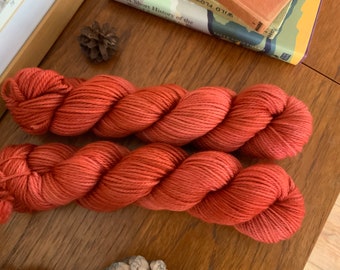 Sandstone - Aran hand dyed yarn - superwash merino - one of a kind