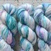 Siren - Hand Dyed Speckled Luxury Sock Yarn - Superwash Merino Cashmere Nylon - Blue Green Pink Lilac