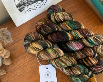 Fellside - Hand Dyed Yarn - Aran - Wool - 100% Merino - Superwash - Knitting - Crochet